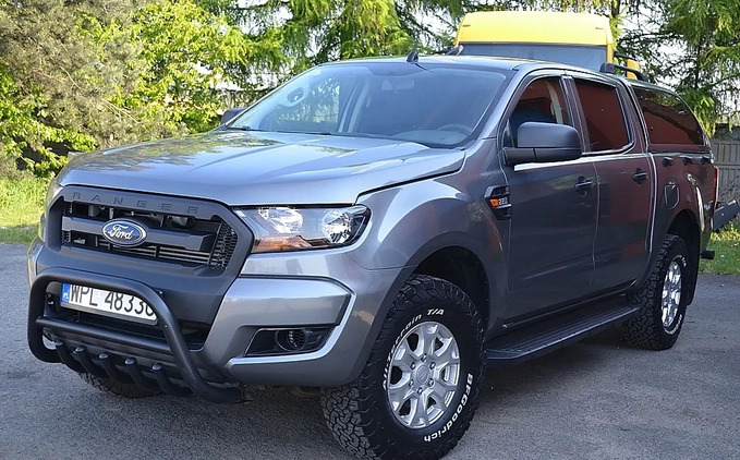 Ford Ranger cena 85000 przebieg: 132800, rok produkcji 2016 z Gąbin małe 326